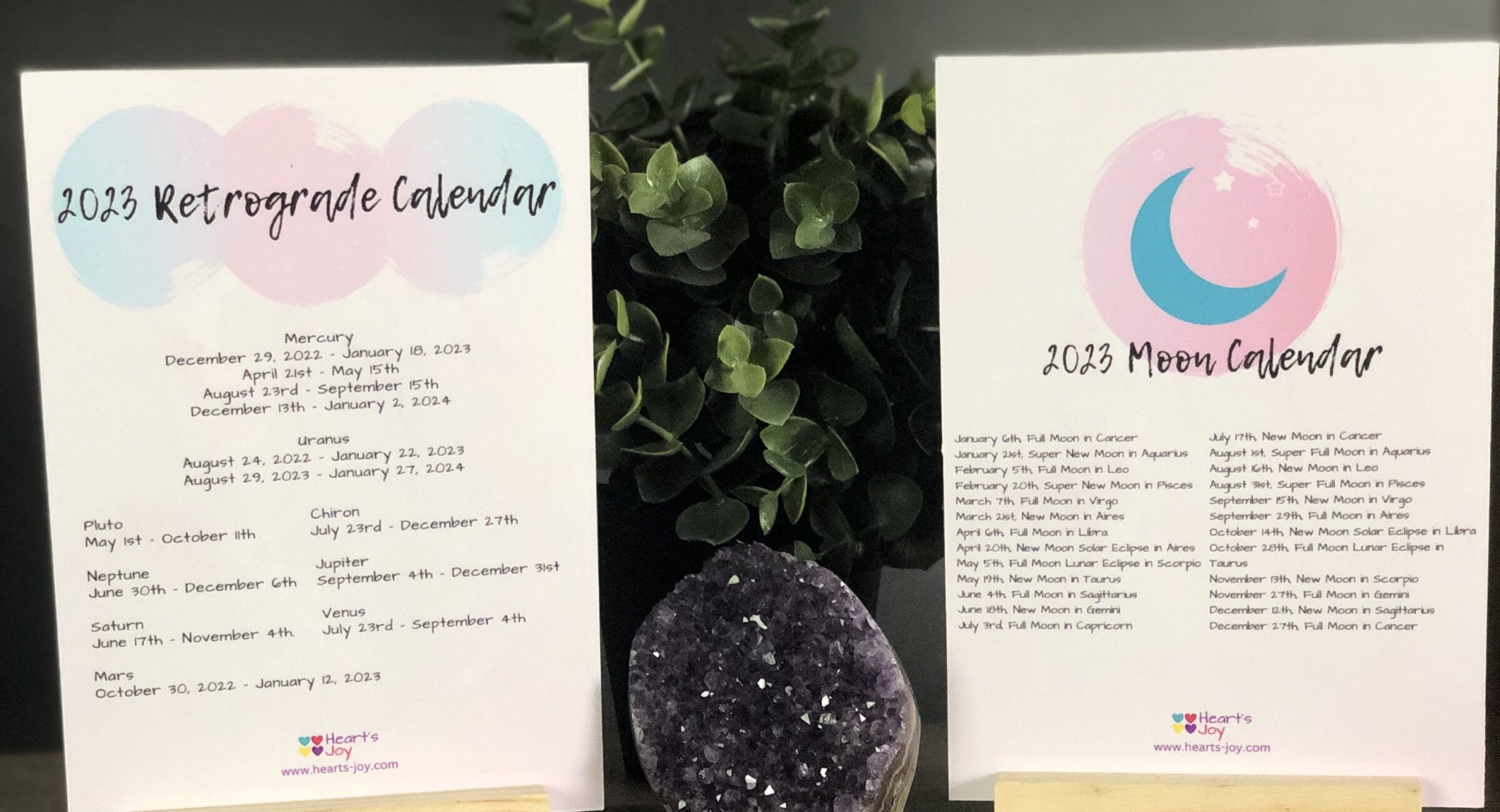 Astrology Desk Calendar 2023 Set